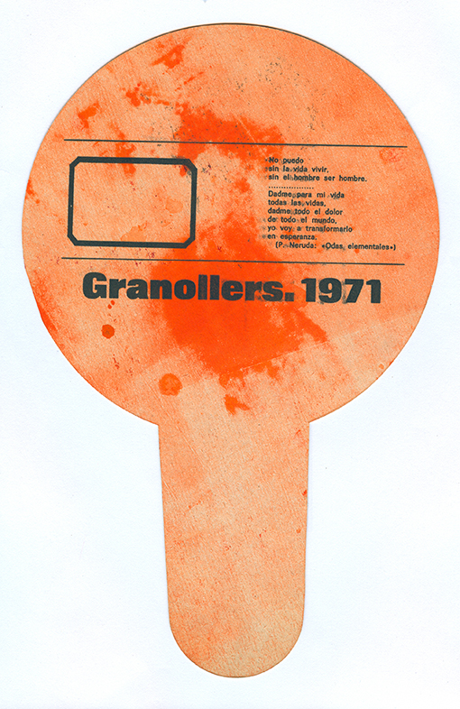 dors del vano del Festival Granollers 1971