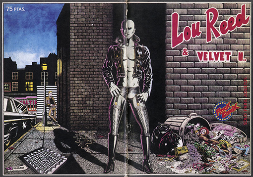 portada Rock Comix 4 Lou Reed and Velvet