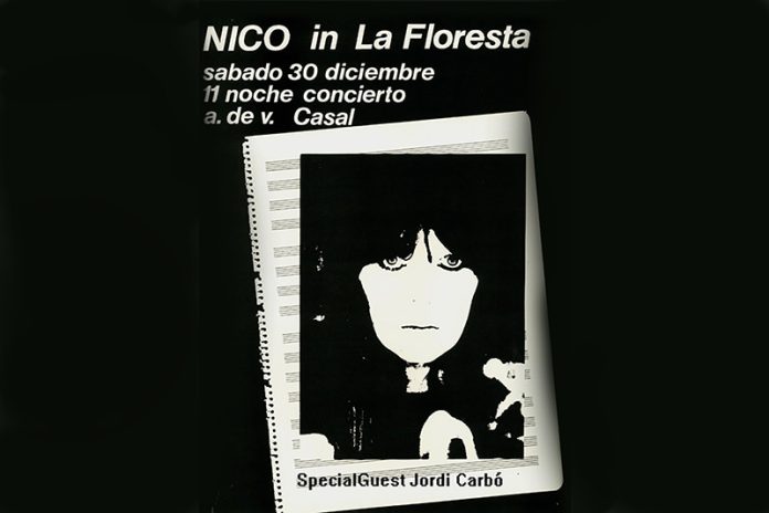 Cartell Nico a la Floresta 1978banner lwsn