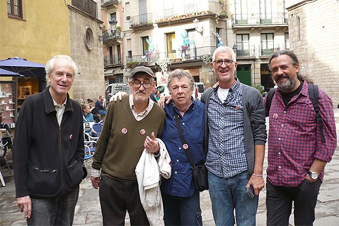 d’esquerra a dreta Martí, Juanito Mediavilla, José Maria Bea, Miguel Gallardo y Max.