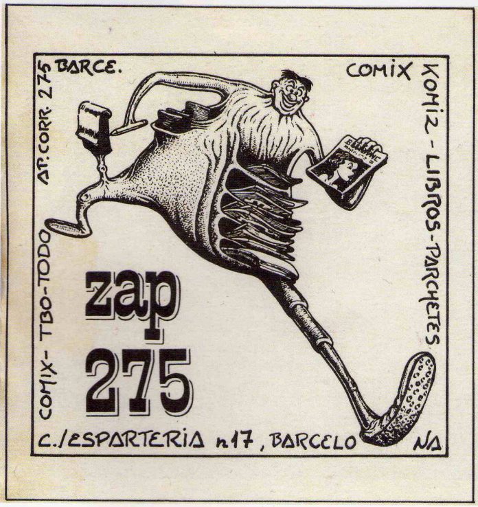Tienda de comic ZAP 275_Barcelona 70s