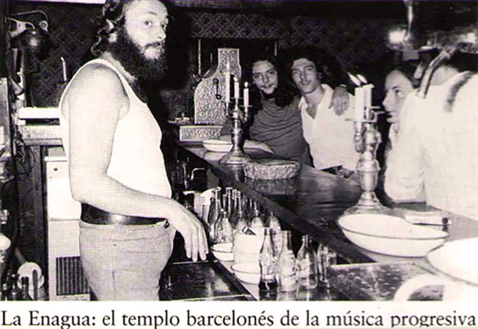 Bar La Enagua anys 70, Barcelona Fotografia Pep Rigol
