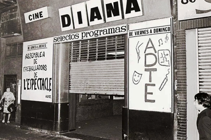 La ADTE Al Saló Diana 1977.