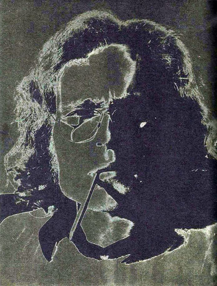 Jaume Vallcorba, fotografia del catàleg de l’exposició “La revolta poètica 1964-1982”